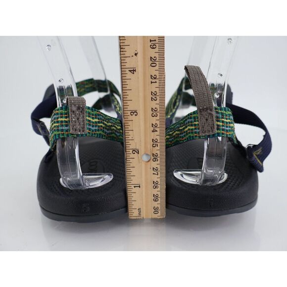 Chaco Ecotread Women Z1 Sandal Size 5 Green Yellow Hike Trail Camp Water Sports - Picture 5 of 10